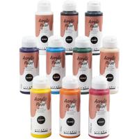Creativ Company Acrylverf glossy, diverse kleuren, 10x120 ml/ 1 doos - thumbnail
