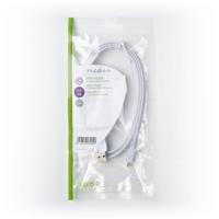 Nedis CCGP60410WT10 Platte Usb 2.0-kabel A Male - Micro-b Male 1,0 M Wit - thumbnail