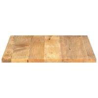 Tafelblad rechthoekig 90x80x3,8 cm massief mangohout - thumbnail