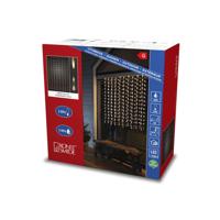 Konstsmide Lichtgordijn Buiten Energielabel: G (A - G) 140 LED Barnsteen (b x h) 1200 mm x 1400 mm - thumbnail