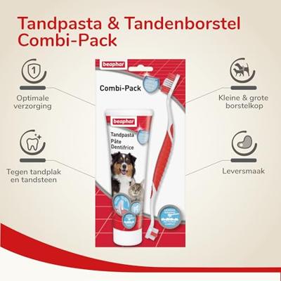 Beaphar Tandpasta en borstel puppy 50 g