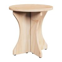 Salontafel 3 pcs Naturel 46 x 46 x 47 cm Massief grenenhout - thumbnail