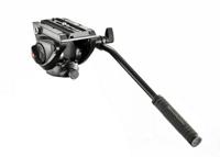 Manfrotto MVH500AH, Lightweight Fluid Video Head with Flat Base, Sliding Plate for Rapid Camera Connection, Supports Multiple Tripods - thumbnail