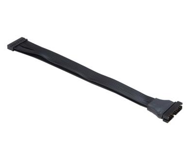 Akasa USB 3.0 19-pin internal extension cable with low-profile connector Zwart