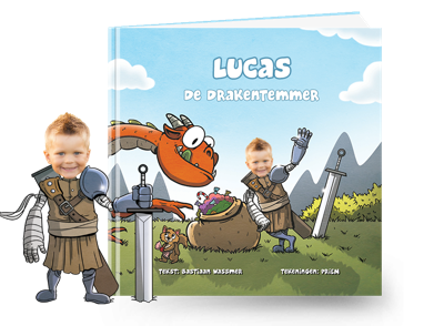 De Drakentemmer - gepersonaliseerd kinderboek met naam en foto De Drakentemmer - gepersonaliseerd kinderboek met naam en foto