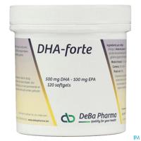 DeBa Pharma DHA-forte 120 Capsules - thumbnail