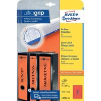 Avery Zweckform L4752-20 ordnerrugetiketten ft 29,7 x 6,1 cm (b x h), 60 etiketten, rood - thumbnail