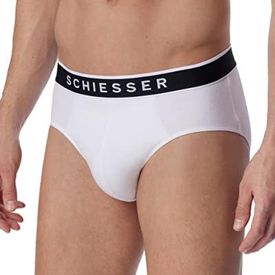 Ondergoed 3-pack heren Rio slip 95/5 - Biologisch katoenen heren ondergoed met elastische band