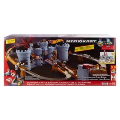 Hot Wheels - Mario Kart Bowser's Castle Set - Met Kamek Voertuig - Hot Wheels - JHD24