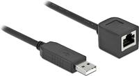 Delock Seriële aansluitkabel, USB A-connector naar RS-232, RJ45-aansluiting 50 cm - thumbnail