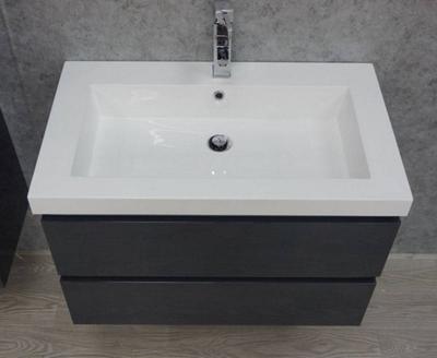 Vision onderkast met 2 laden 100 x 46 cm hoogglans grijs