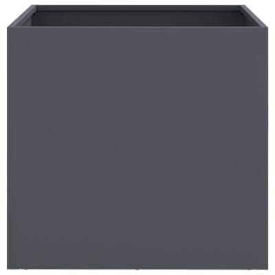 VidaXL Plantenbakken 2 st 42x40x39 cm staal antracietkleurig