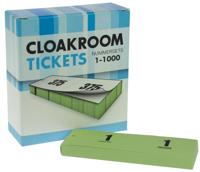 Haza Doos garderobebloks nummerset groen - thumbnail