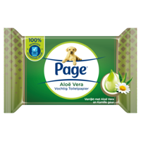 Page Vochtig toiletpapier aloe vera navulling 38 Stuks - thumbnail