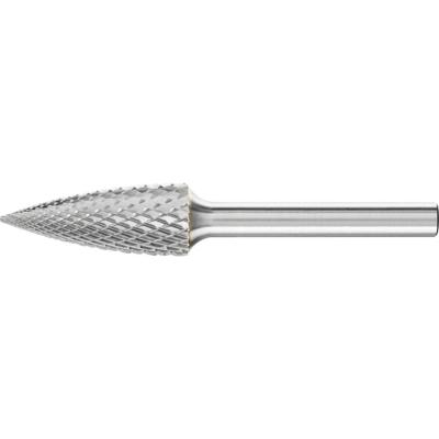 PFERD TOOLS 21123446 Freesstift Spitsboog Lengte 70 mm Afmeting, Ø 12 mm Werklengte 30 mm Schachtdiameter 6 mm