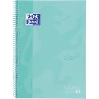 Oxford School Touch Europeanbook spiraalblok, ft A4+, 160 bladzijden, gelijnd, pastel groen - thumbnail