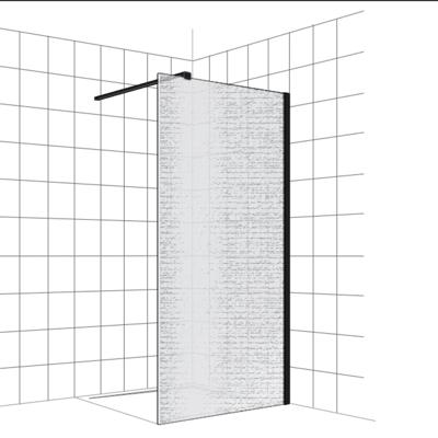 Inloopdouche BWS Free Time 120x200 cm Reflex Wit Timeless Coating Mat Wit Profiel Inloopdouche BWS Free Time 120x200 cm Reflex Wit Timeless Coating Mat Wit Profiel