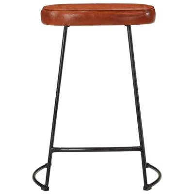 Barkrukken 2 st 41x29x62 cm donkerbruin