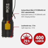 Brennenstuhl TL 410 A Zaklamp werkt op een accu LED Met USB-poort 400 lm 29 h 0.191 - thumbnail
