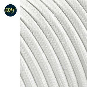 Enzo EDM Omsponnen snoer 2x0,75qmm wit 5m 1239062