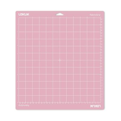 LOKLiK • snijmat fabric grip 30,5x30,5cm roze 3st.