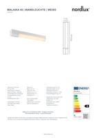 Nordlux Strakke wandlampMalaika S wit - 2310201001 - thumbnail