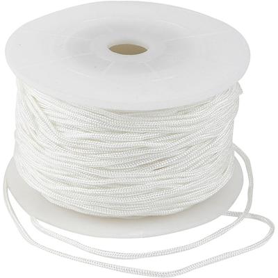 Creativ Company Polyester koord wit 1 mm, 50m
