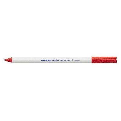 Textielmarker edding 4600 rond 1mm rood | 10 stuks