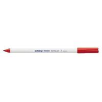 Textielmarker edding 4600 rond 1mm rood | 10 stuks - thumbnail