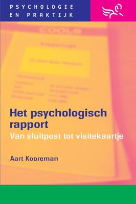 Het psychologisch rapport (Paperback)