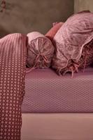 Pip Studio Pip Studio Thousand Leaves hoeslaken Mauve 160x200 cm Hoekhoogte 25 cm - thumbnail