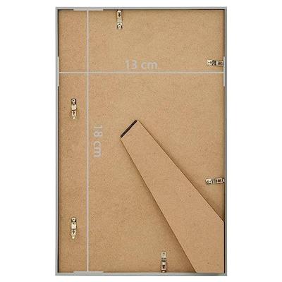VidaXL Fotolijsten 5 st voor tafel 13x18cm mdf zilverkleurig
