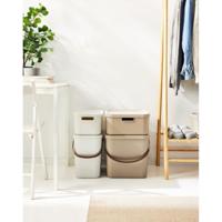 Rotho albula decoratie opbergbox 20l cappuccino - thumbnail