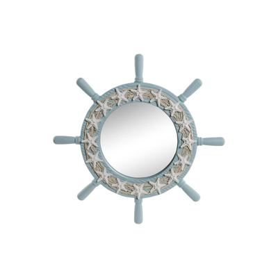 Wandspiegel Home ESPRIT Hemelsblauw Mediterrane 42,5 x 3 x 42,5 cm Wandspiegel Home ESPRIT Hemelsblauw Mediterrane 42,5 x 3 x 42,5 cm