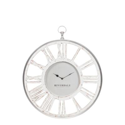 Riverdale Wandklok Chuck wit 40cm