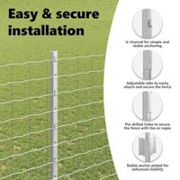 VidaXL Afrasteringspaal 11 pcs zilver 150 cm staal - thumbnail