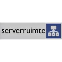Infobord pictogram serverruimte 165x44mm - thumbnail
