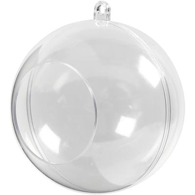 Creativ Company Deco ballen met opening, d 8 cm, gatgrootte 4,5 cm, 5 stuk/ 1 doos