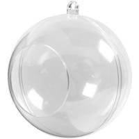 Creativ Company Deco ballen met opening, d 8 cm, gatgrootte 4,5 cm, 5 stuk/ 1 doos - thumbnail