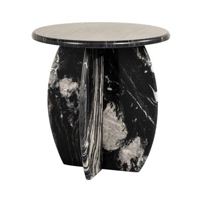 Richmond Ronde Bijzettafel 'Bancroft' Marmer, 50cm Richmond Ronde Bijzettafel 'Bancroft' Marmer, 50cm