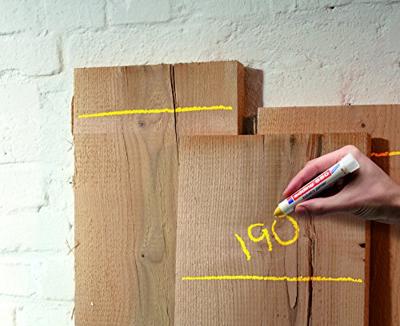 Viltstift edding 950 pasta rond 10mm geel