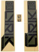 ROCKSHOX decor set decal set rs glossy black lyrik ult 27/29 black - thumbnail