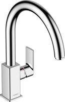 Hansgrohe Keukenmengkraan Vernis Shape M35 Eengreeps Met Draaibare Uitloop Chroom - thumbnail