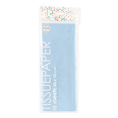 Globos Tissuepapier 10 vellen baby blauw, 50x70cm