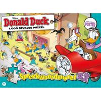 Disney Donald Duck Puzzel Spreekwoordenpret 2 1000 Stukjes + Poster - thumbnail