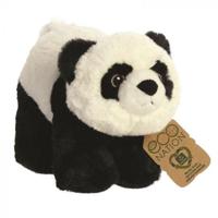 Eco Nation Pluchen knuffel - panda - 23 cm - thumbnail