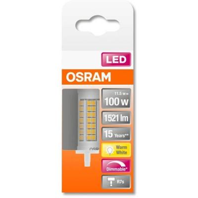 OSRAM HOMELIGHTING 4058075432536 LED-lamp Energielabel E (A - G) R7s Ballon 12 W = 100 W Warmwit (Ø x l) 28 mm x 78 mm 1 stuk(s) OSRAM HOMELIGHTING 4058075432536 LED-lamp Energielabel E (A - G) R7s Ballon 12 W = 100 W Warmwit (Ø x l) 28 mm x 78 mm 1 stuk(s)