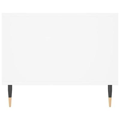 Salontafel 102x50x40 cm bewerkt hout wit