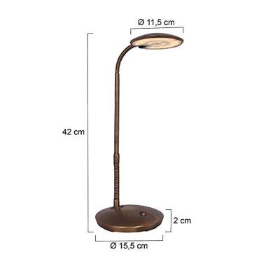 Steinhauer Tafellamp zenith LED 1470br brons