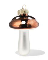 HEMA Kersthanger 8.7cm glas paddenstoel - thumbnail
